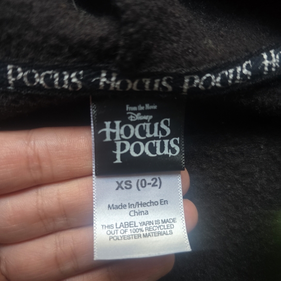 Disney Hocus Pocus Black Hoodie with Neon Green Accents - Picture 6 of 9